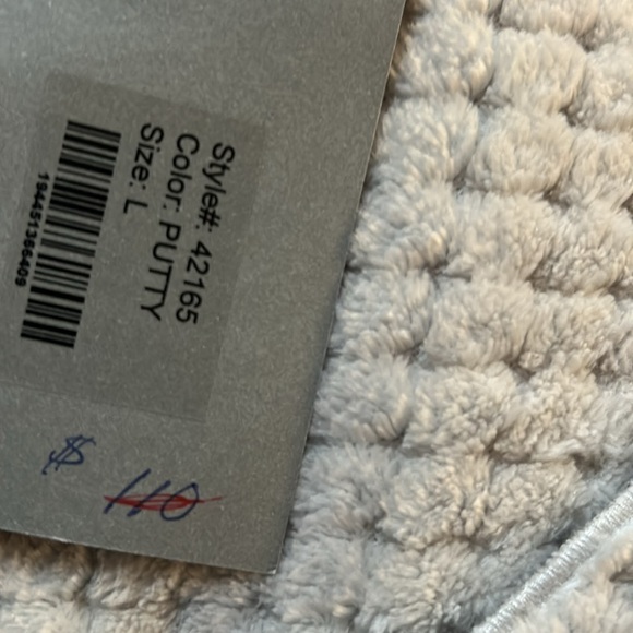 Habitat Large New with Tag Thermal Fleece Jacket, Gray, High/Low - Picture 7 of 7